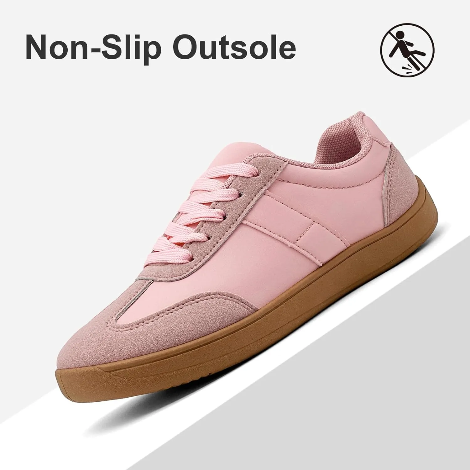 Fashion Sneakers for Women Men, Classic Casual Retro Trainer Shoes Low-Top Comfortable Breathable Walking Flat Tennis Shoes