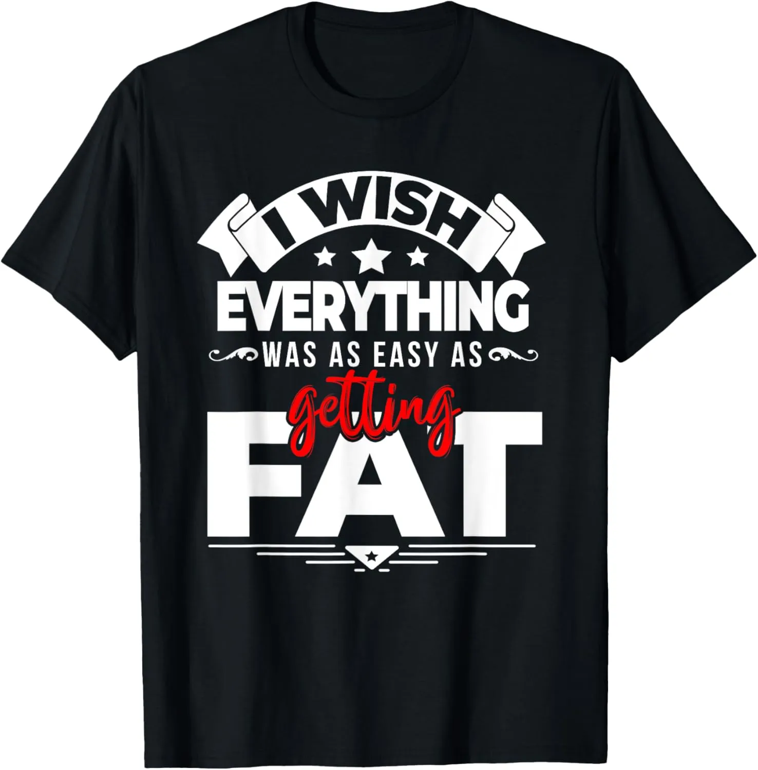 Fat Guy - Mens Workout Shirts Funny - Fitness T-Shirt T-Shirt