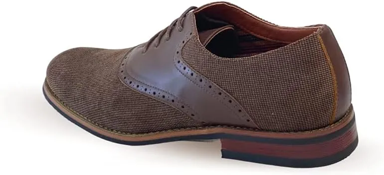 Ferro Aldo Classic Men's Classic Formal Oxford Round Toe Dress Shoes