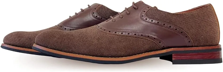 Ferro Aldo Classic Men's Classic Formal Oxford Round Toe Dress Shoes