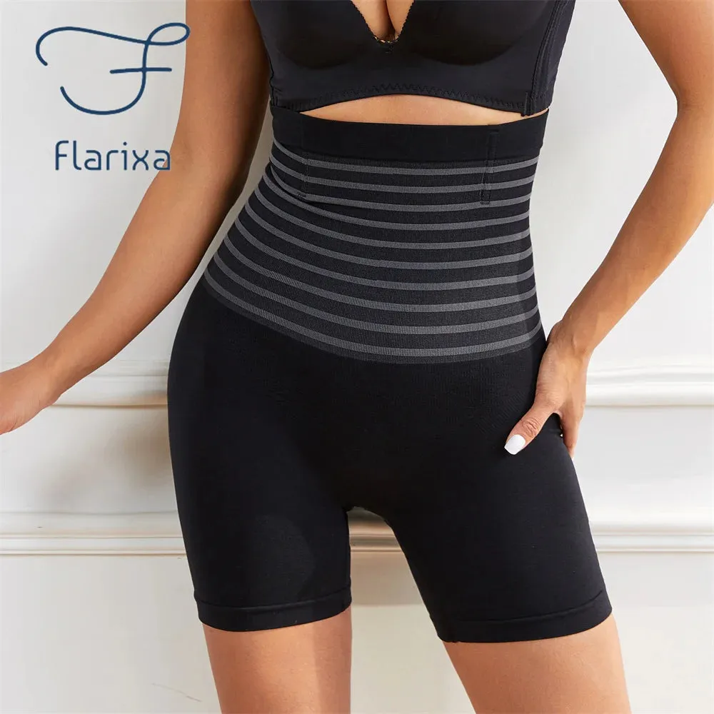 Flarixa High-Waist Tummy Control Panties – Slimming Boxer Shapewear Shorts