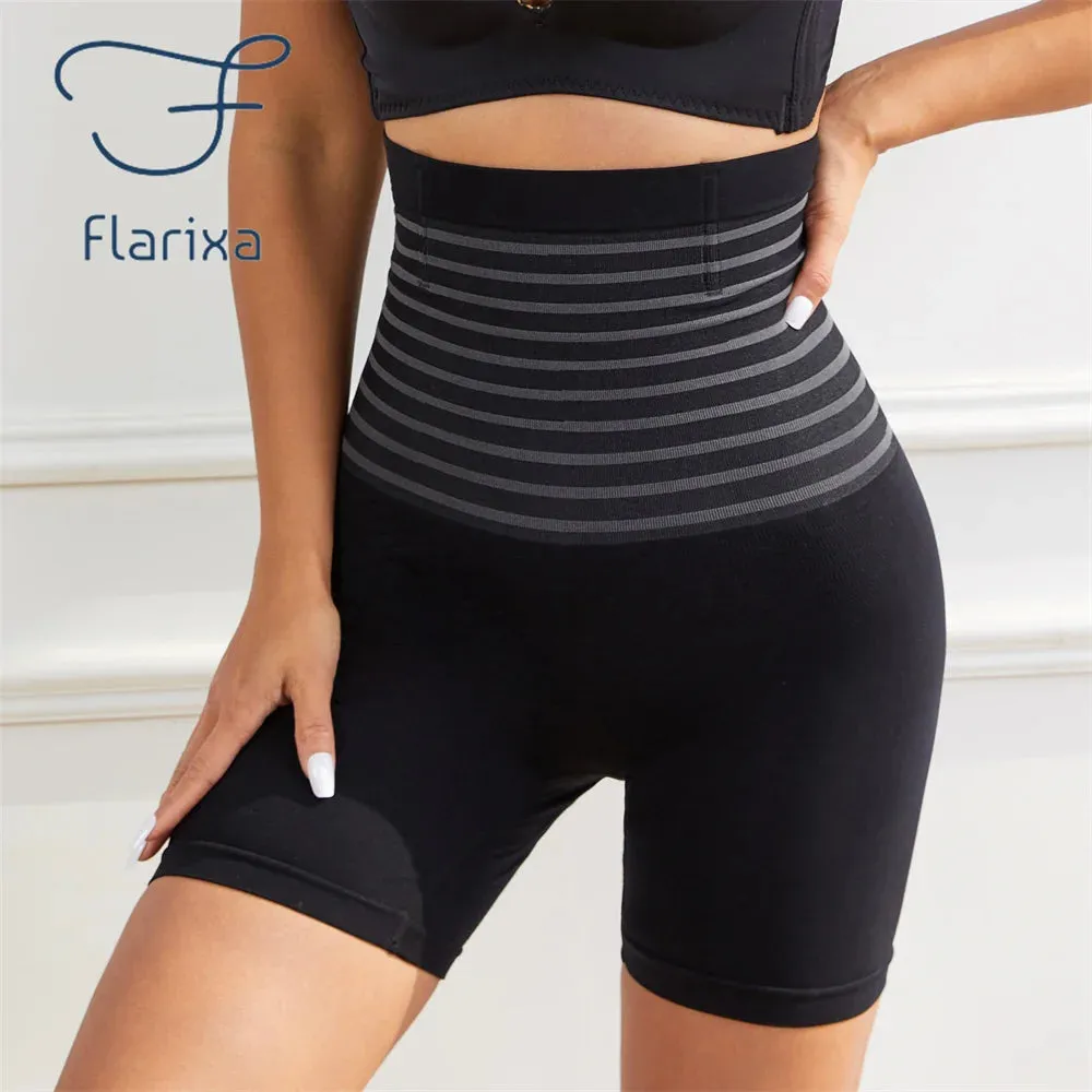 Flarixa High-Waist Tummy Control Panties – Slimming Boxer Shapewear Shorts