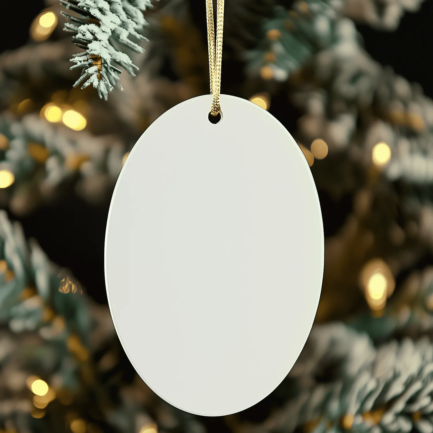 Funny Fitness Trainer Oval Ornament Gifts from Friends for Christmas, 'I'm A Fitness Trainer. Not A Magician...'