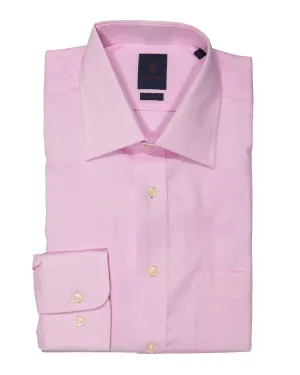 Gagliardi Tailored Fit Pink Oxford Non Iron Shirt