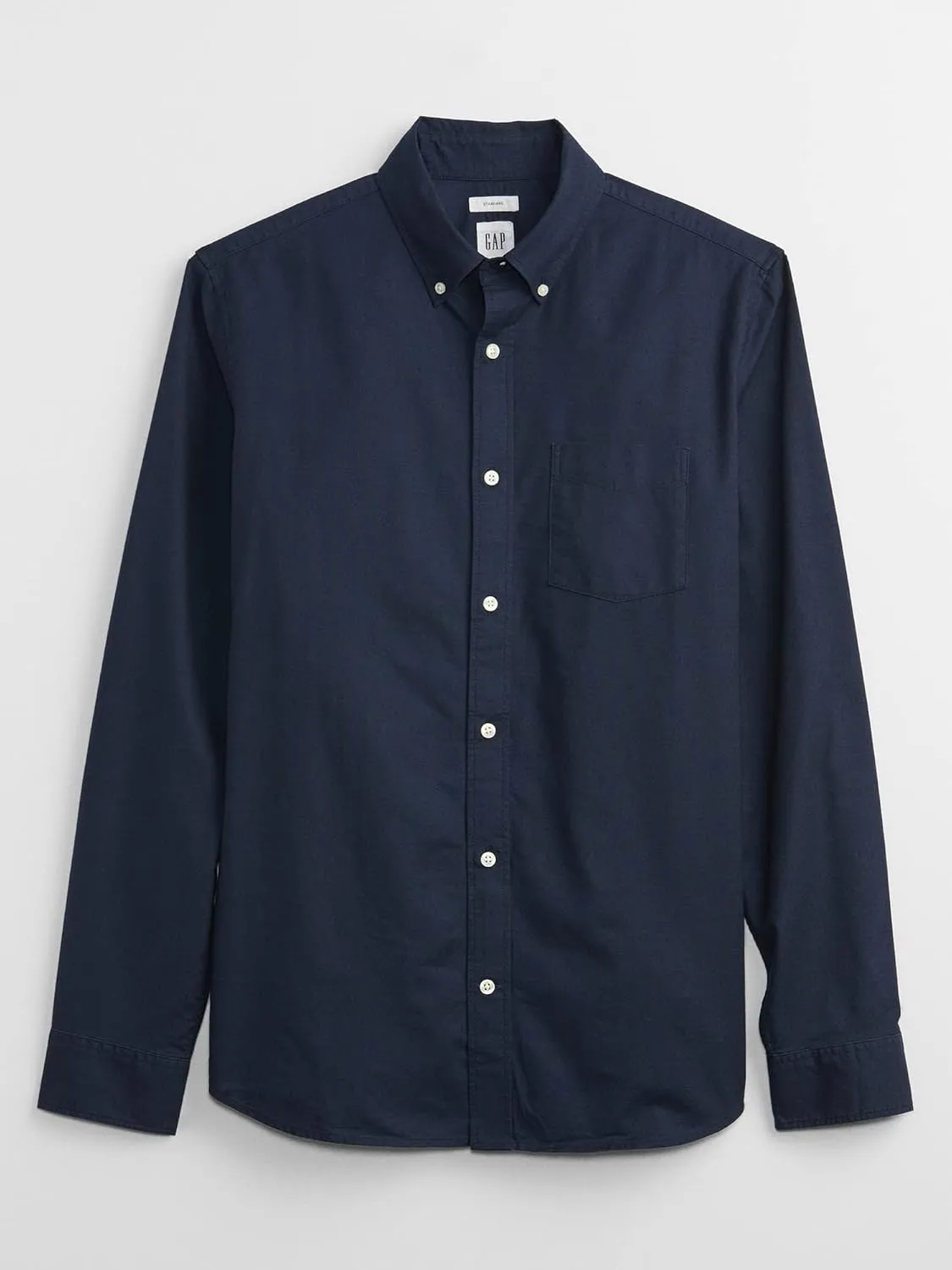 GAP Men's Long Sleeve Oxford Button Down Shirt