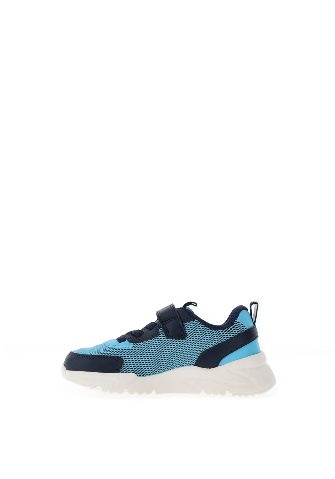 Geox Boy Loftus Velcro Trainer, Blue