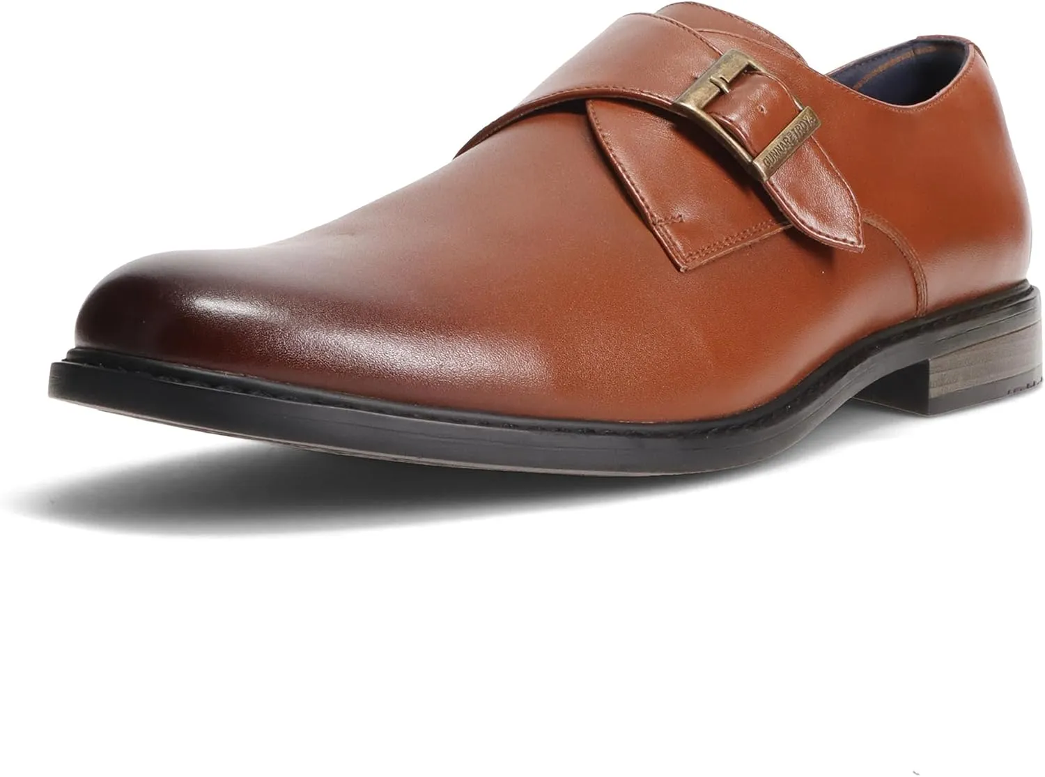 Gunnar and Troy Maverick Mens Dress Shoes Oxford | Single Monk Strap Dress Shoes for Men | Classic Wingtip Oxford Silhouette with Leather Uppers