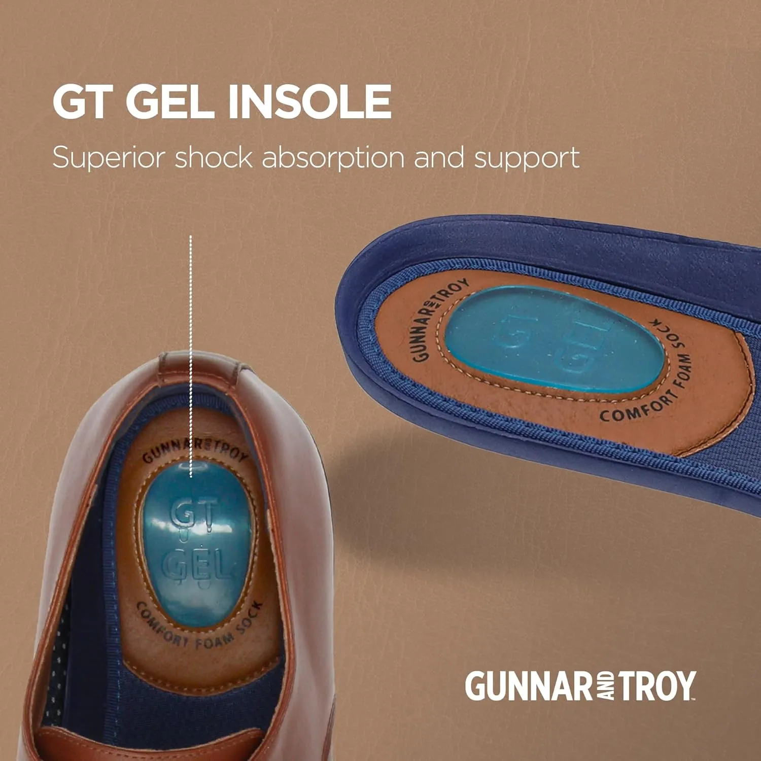 Gunnar and Troy Maverick Mens Dress Shoes Oxford | Single Monk Strap Dress Shoes for Men | Classic Wingtip Oxford Silhouette with Leather Uppers