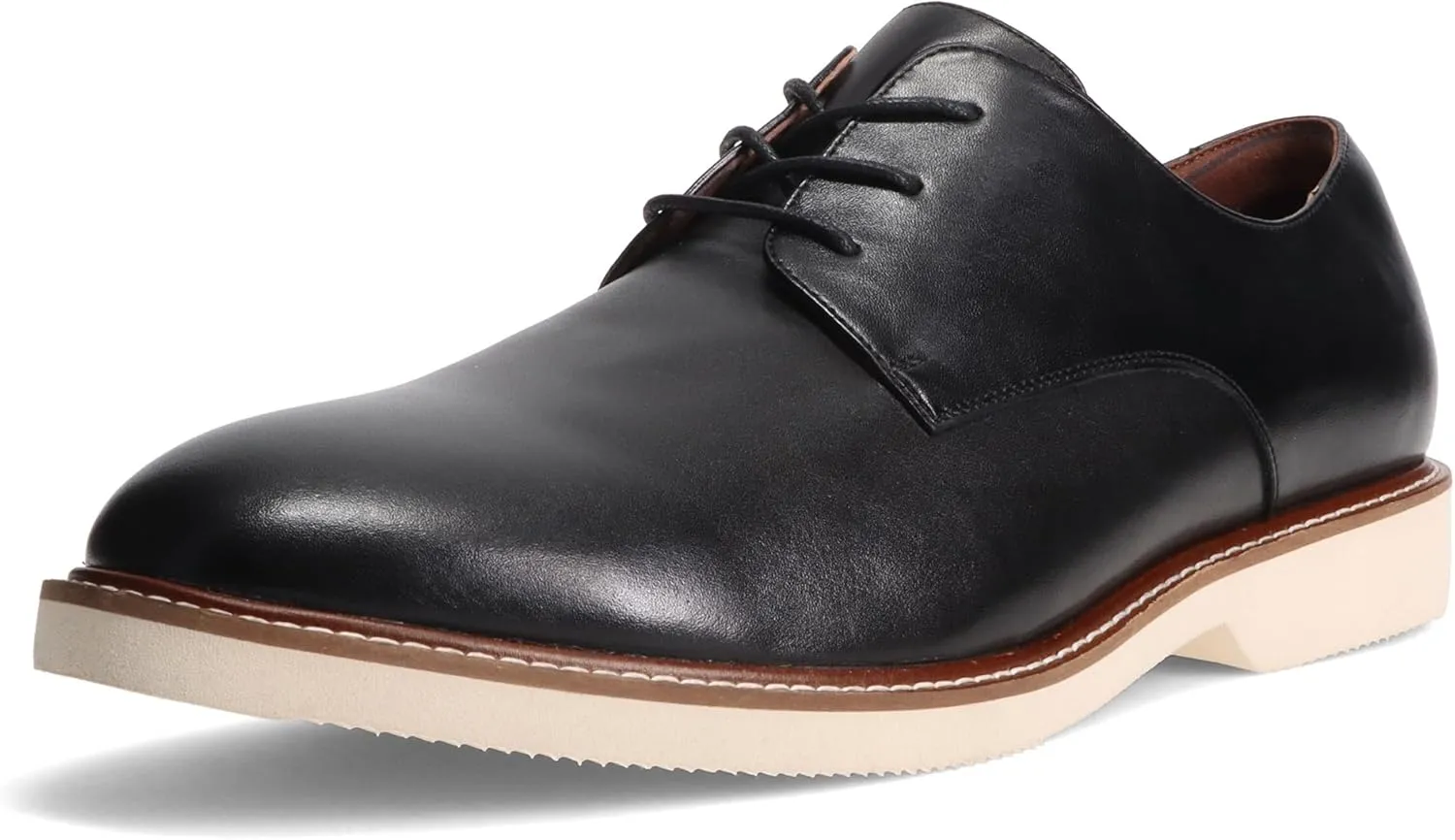 Gunnar and Troy Sentinel Soft Leather Mens Dress Shoes | Classic Lace-up Wingtip Oxford Shoes | Classic Modern Leather Shoes for Men