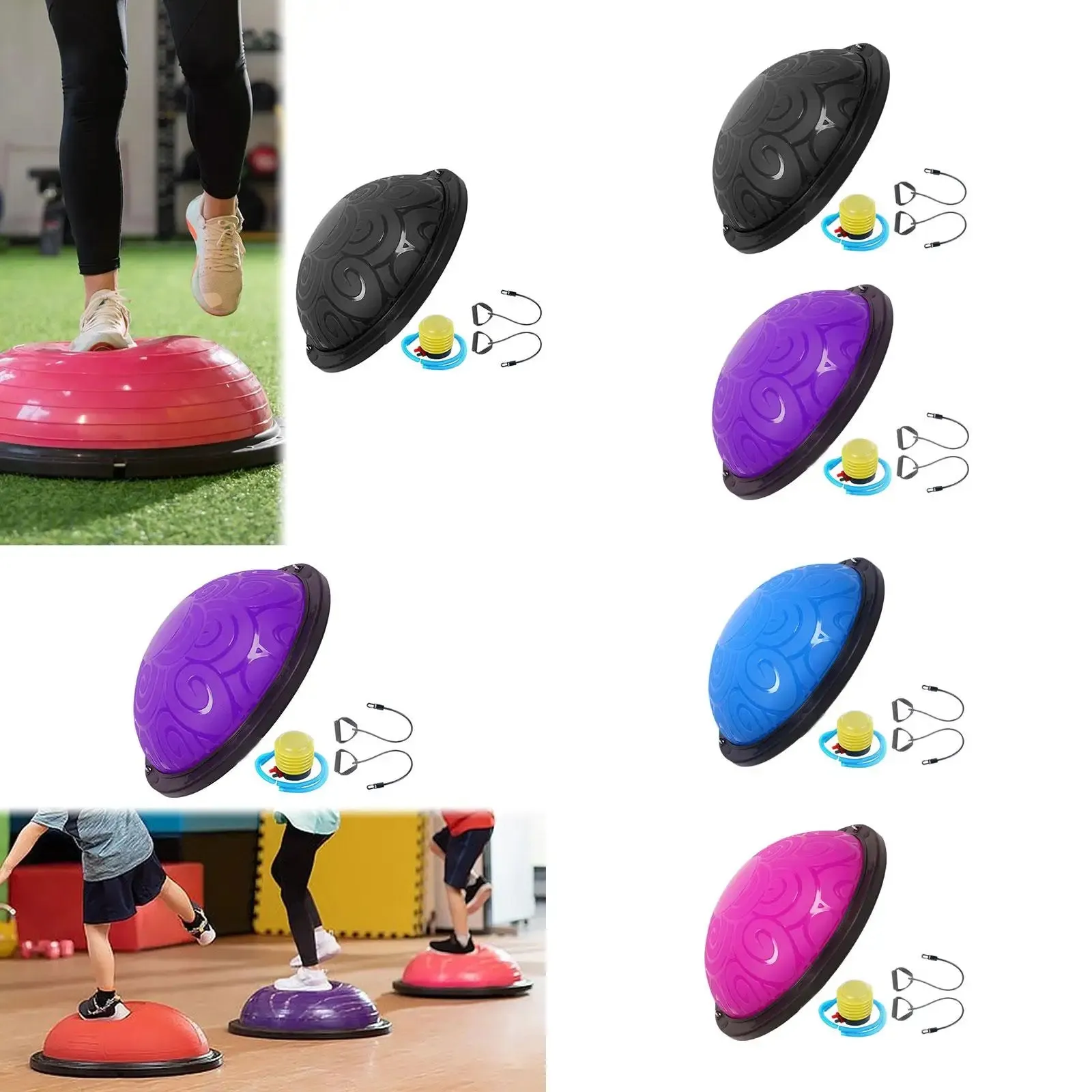 Gym Excellent reviews Balance Ball for Foot Balance Sport Home Trainer Fitness Pump Multi-zone with
