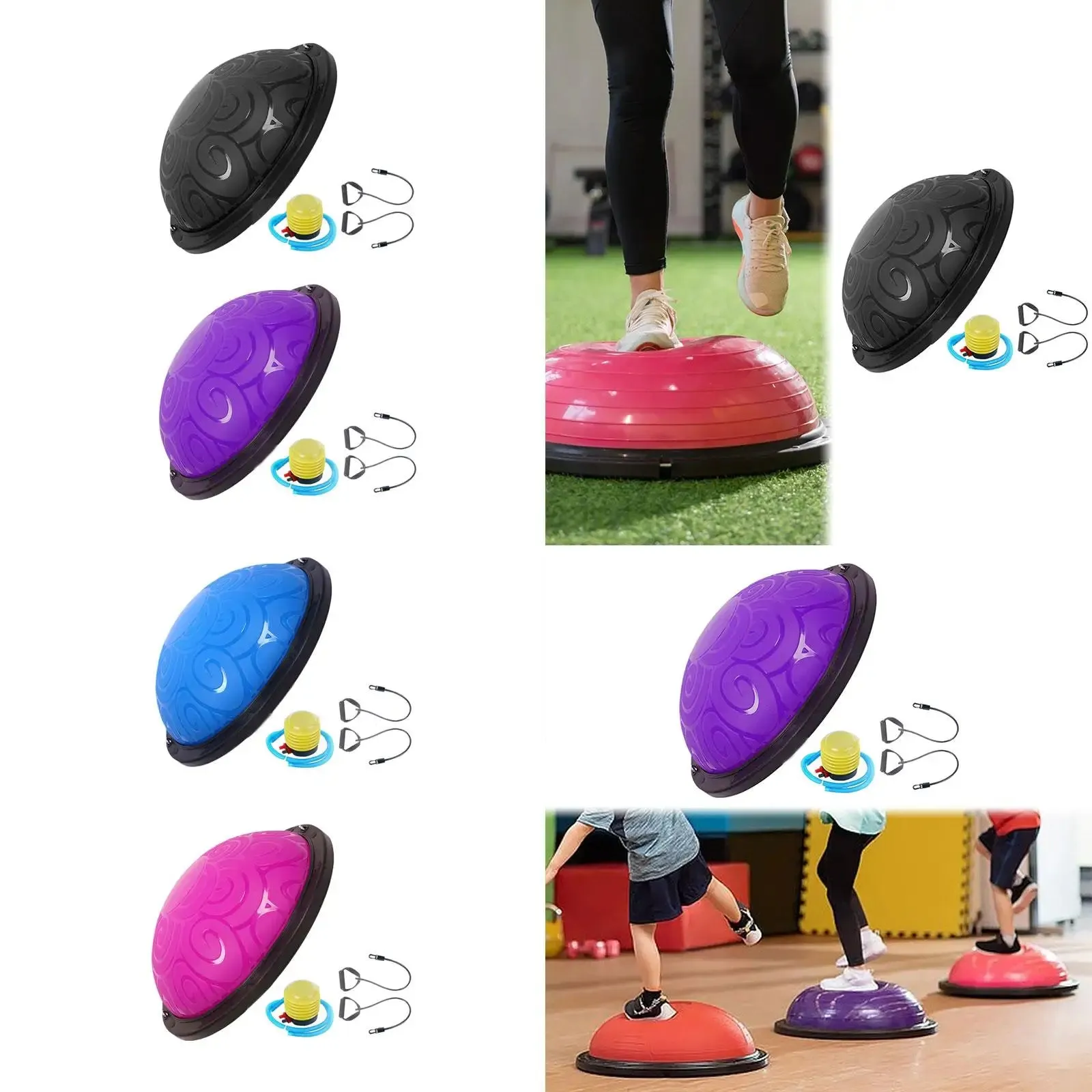 Gym Excellent reviews Balance Ball for Foot Balance Sport Home Trainer Fitness Pump Multi-zone with