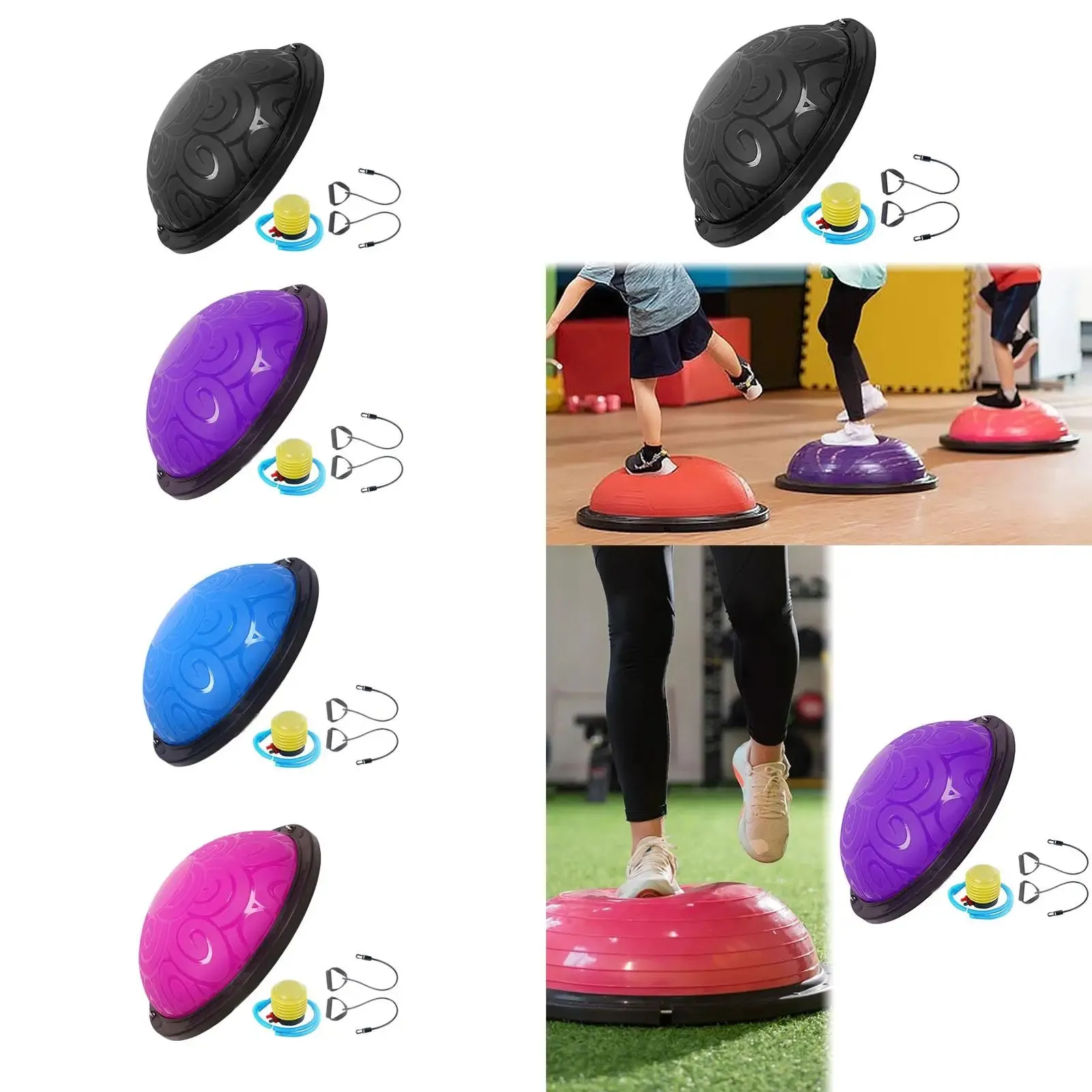 Gym Excellent reviews Balance Ball for Foot Balance Sport Home Trainer Fitness Pump Multi-zone with