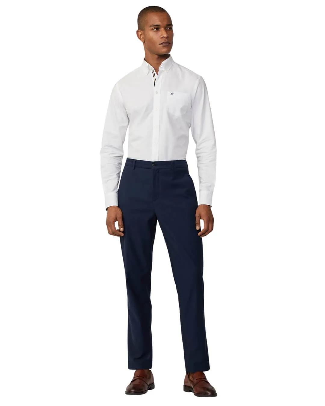 Hackett Optic White Oxford Multi Shirt