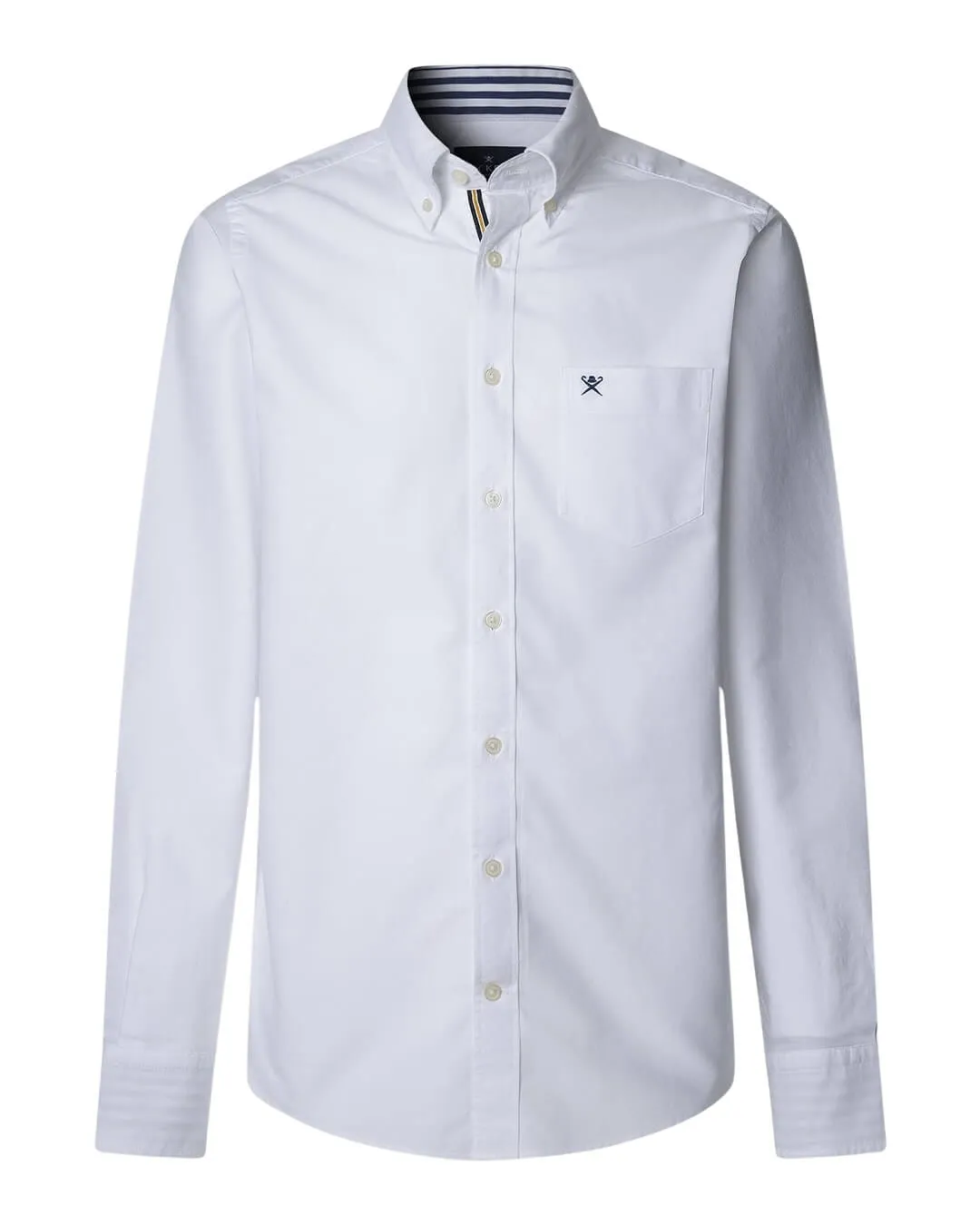 Hackett Optic White Oxford Multi Shirt