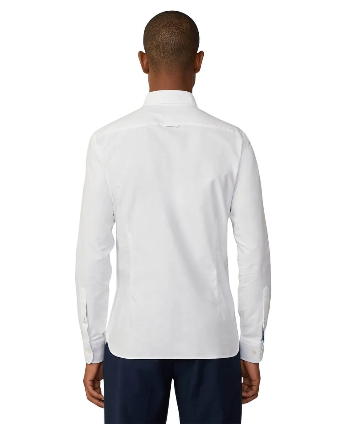 Hackett Optic White Oxford Multi Shirt