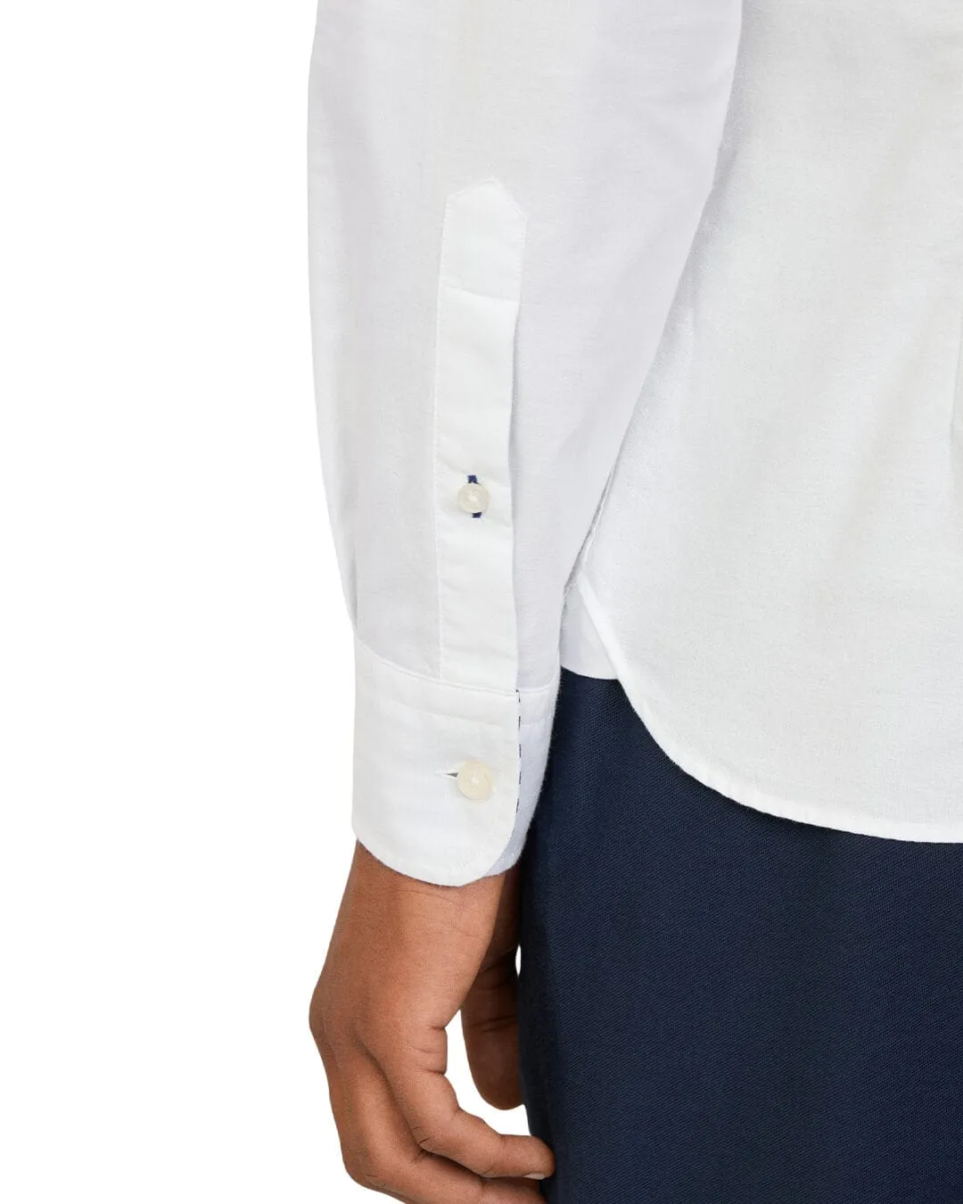 Hackett Optic White Oxford Multi Shirt