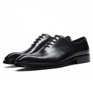 Handmade Leather Brogue Oxford Dress Shoes