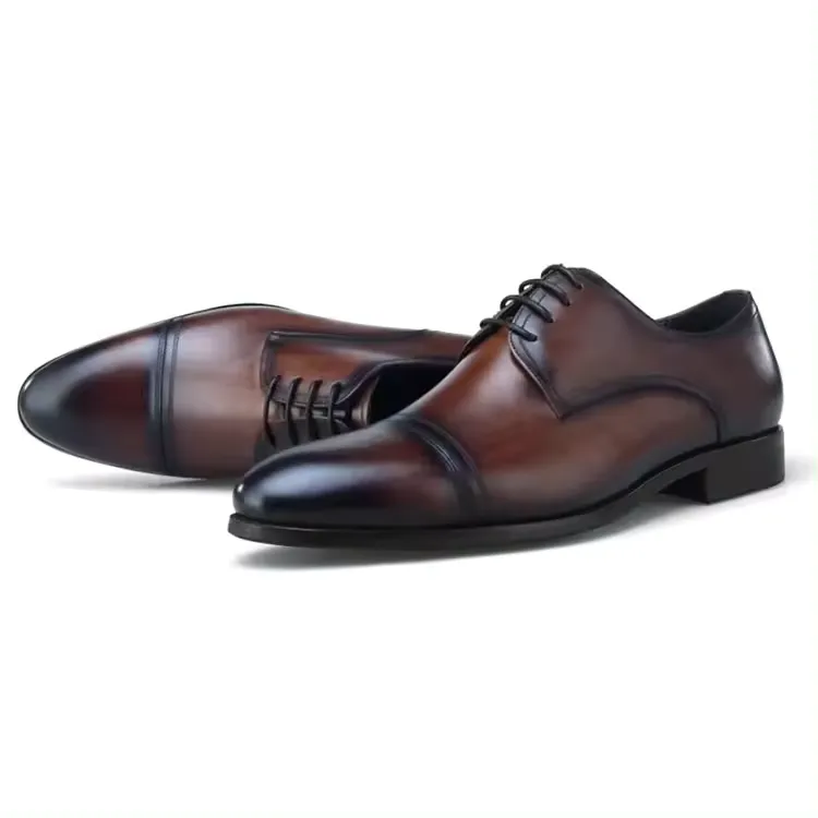 Handmade Leather Full Grain Oxford Dress Shoes