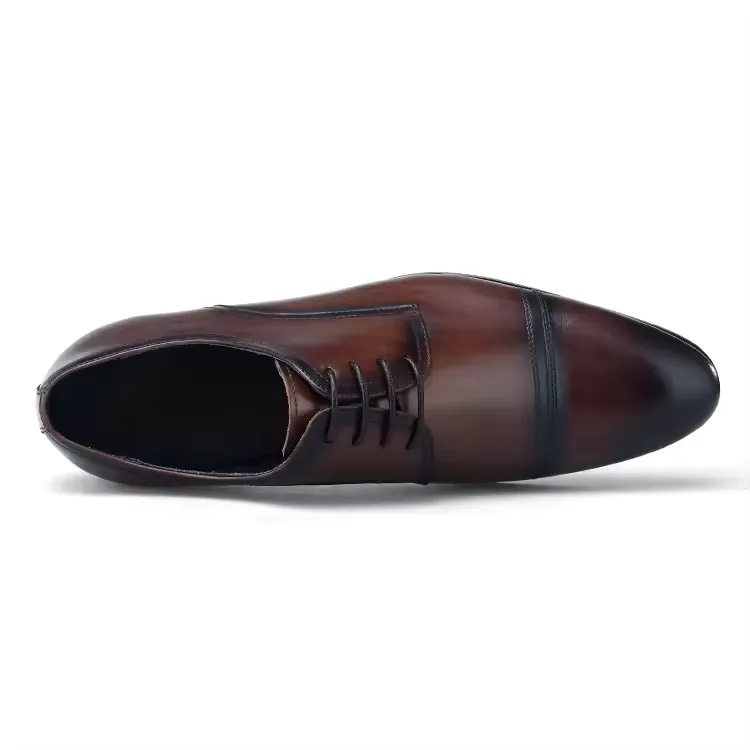 Handmade Leather Full Grain Oxford Dress Shoes