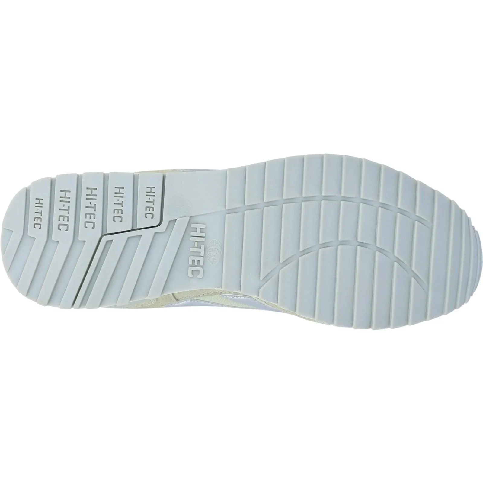 Hi-Tec Men's Silver Shadow OG Trainer in Silver/Grey/Green 7 to 13