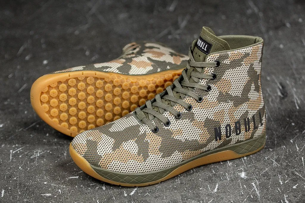 HIGH-TOP WOODLAND CAMO TRAINER (MEN'S)
