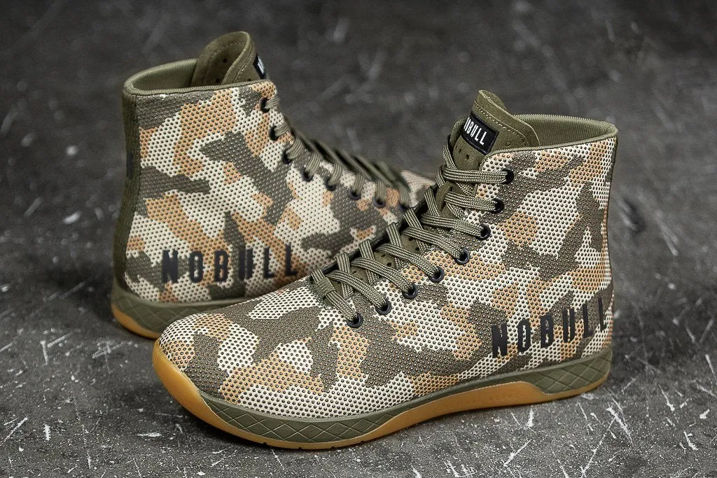 HIGH-TOP WOODLAND CAMO TRAINER (MEN'S)