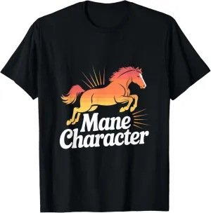 Horse Trainer Mane Character Design T-Shirt