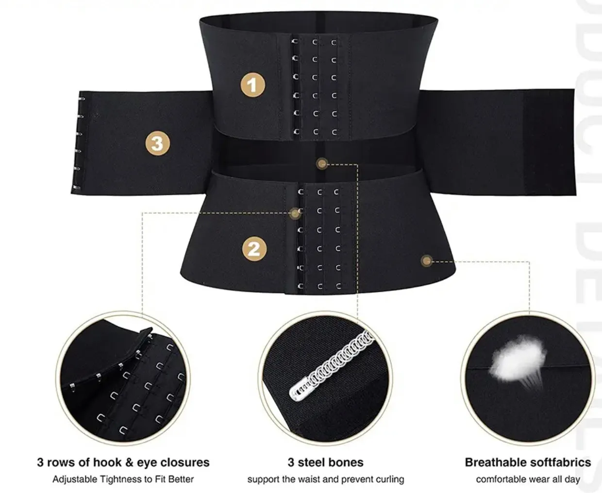 Hour Glass Waist Trainer Wrap