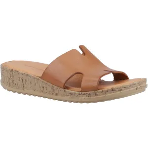 Hush Puppies Eloise Womens Tan Mule Sandal