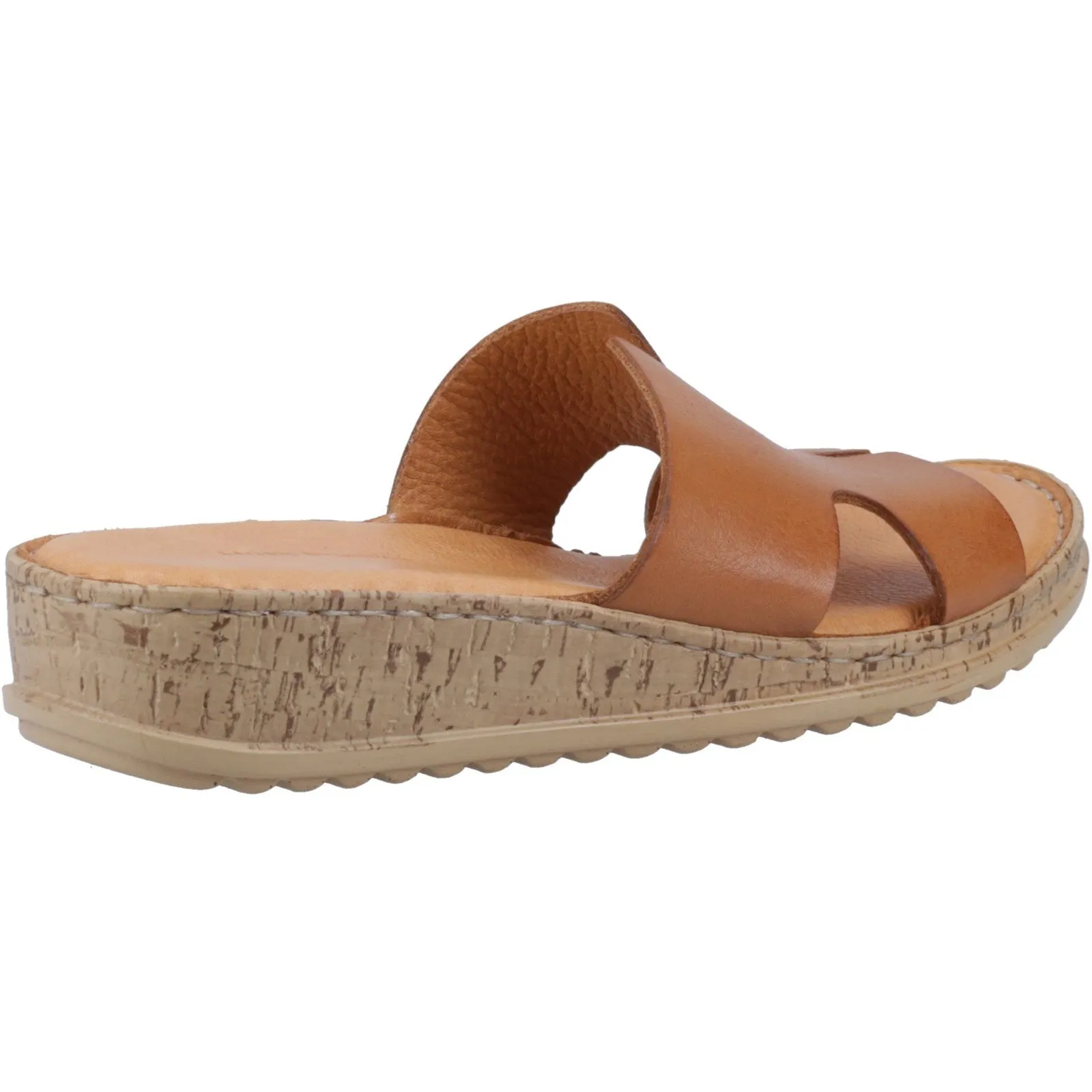 Hush Puppies Eloise Womens Tan Mule Sandal
