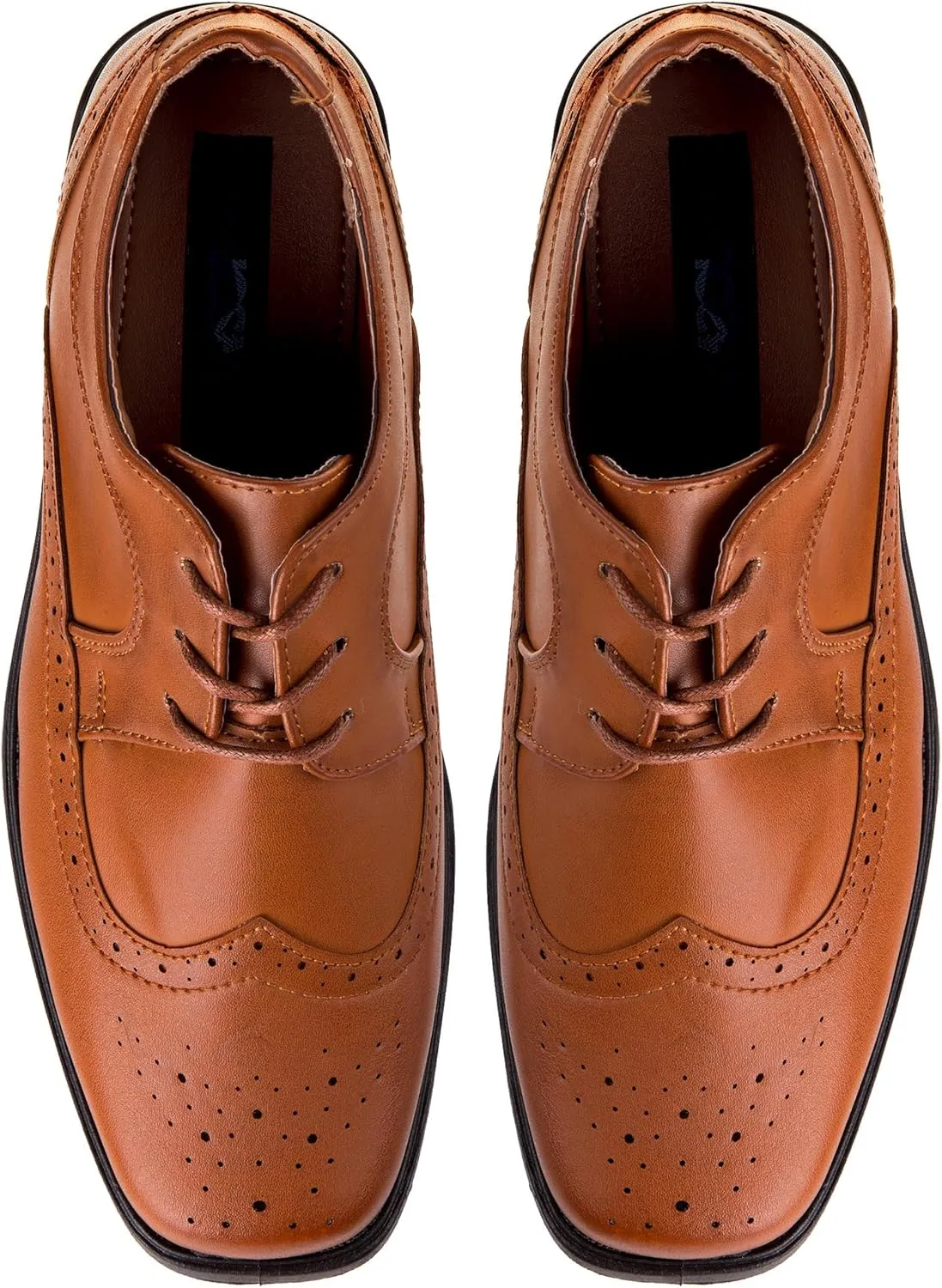 Josmo Boys Classic Comfort Dress Wing-Tip Oxford Shoe (Toddler, Little Kid, Big Kid)