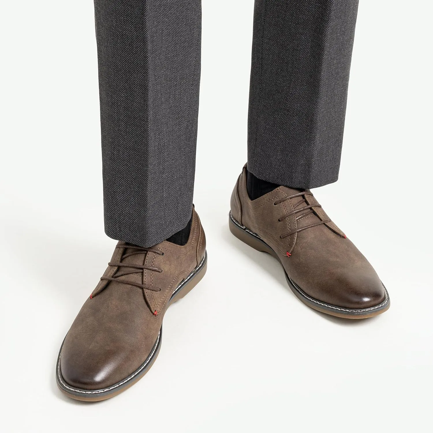 Jousen Men's Casual Dress Shoes Retro Business Classic Dress Shoes for Men