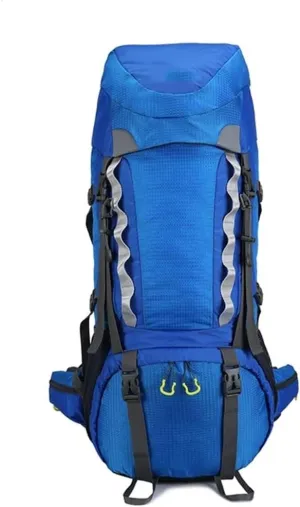 JSEIAJB 60L Large Capacity Outdoor Backpack Camping Climbing Bag Waterproof Mountaineering Hiking Sports Hiking Bag Rucksack