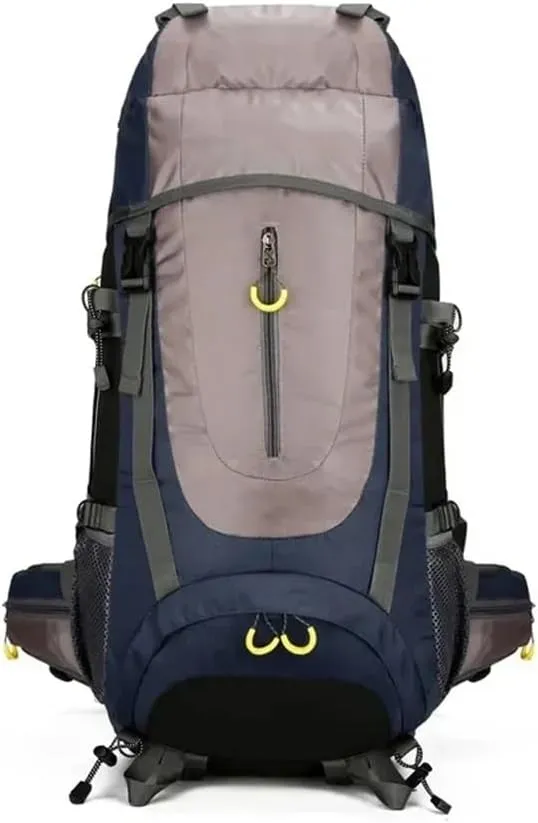 JSEIAJB 65L Outdoor Waterproof Backpack Travel Camping Climbing Sport Bag Nature Hiking Mountaineering Bag