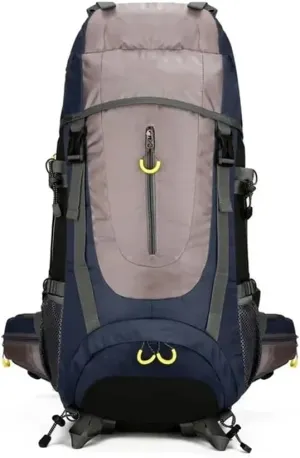 JSEIAJB 65L Outdoor Waterproof Backpack Travel Camping Climbing Sport Bag Nature Hiking Mountaineering Bag