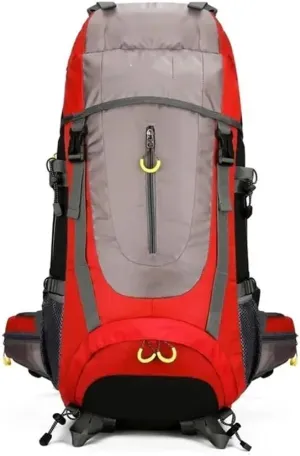 JSEIAJB 65L Outdoor Waterproof Backpack Travel Camping Climbing Sport Bag Nature Hiking Mountaineering Bag