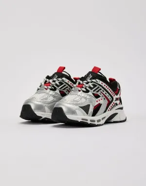 Kids Javi Emerge TD Red White Black Silver Gray EMERGE RED-TD Shoe Trainer
