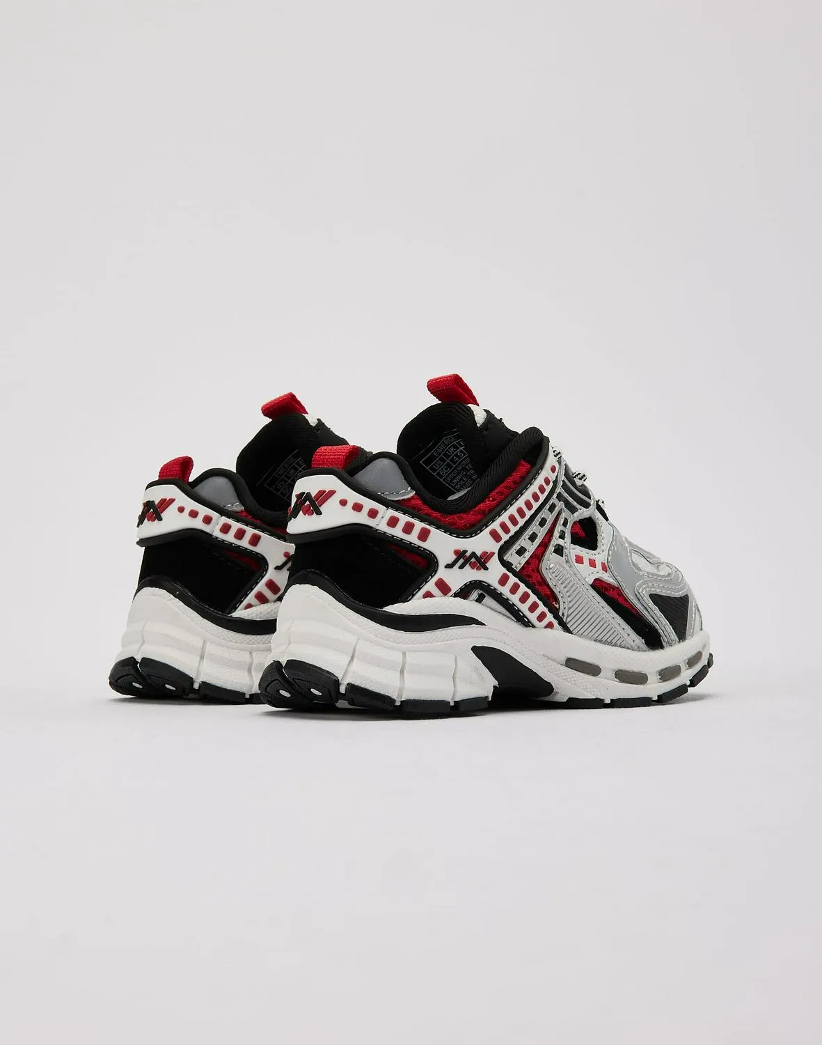 Kids Javi Emerge TD Red White Black Silver Gray EMERGE RED-TD Shoe Trainer