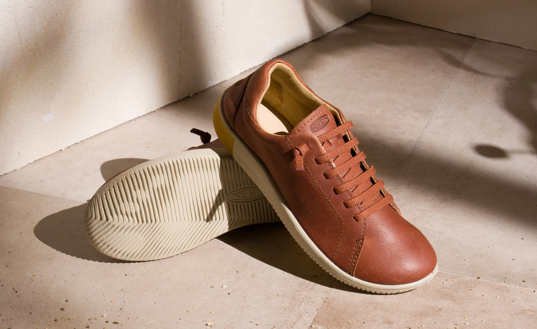 KNX Ledersneaker für Damen  |  Tortoise Shell/Plaza Taupe