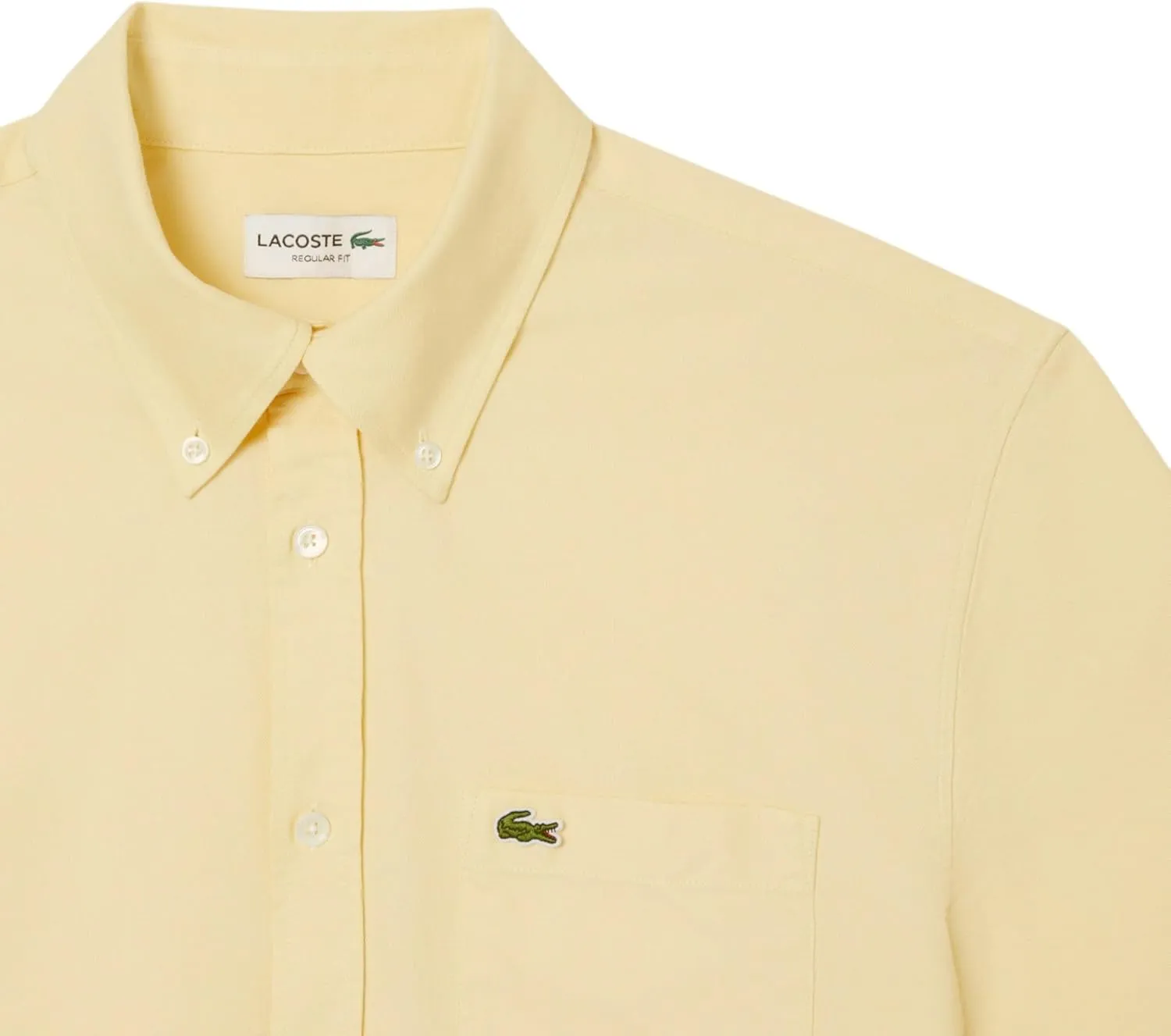 Lacoste Men's Regular Fit Short Sleeved Oxford Shirt