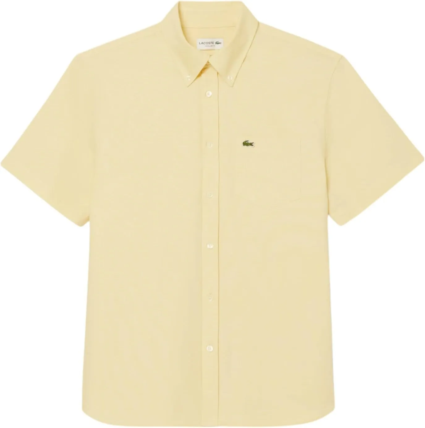 Lacoste Men's Regular Fit Short Sleeved Oxford Shirt