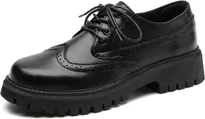 Leisfit Womens Vintage Oxford Shoes