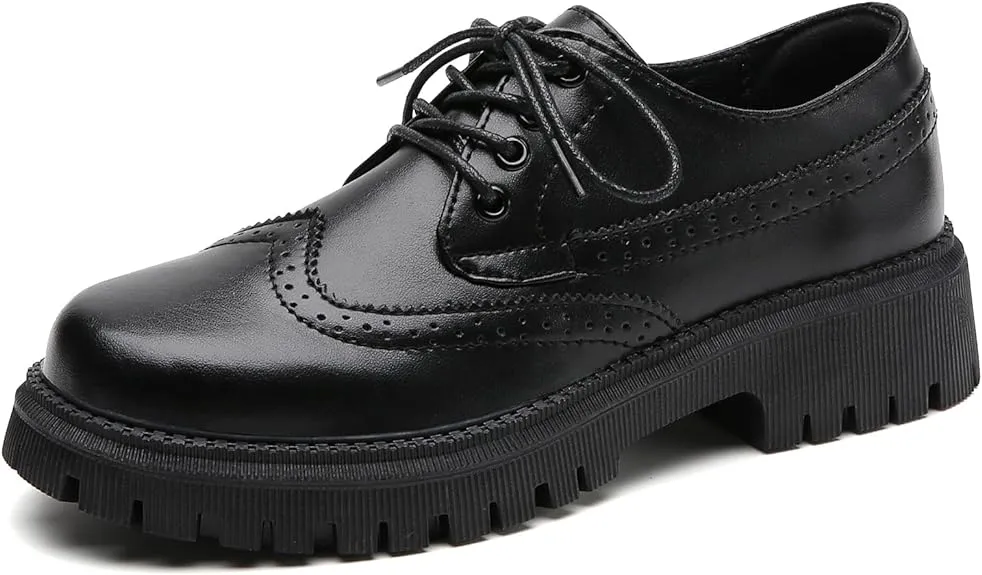 Leisfit Womens Vintage Oxford Shoes