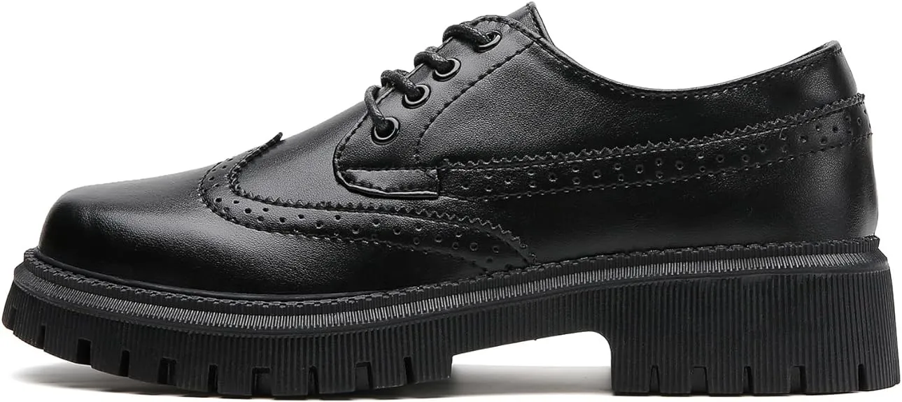 Leisfit Womens Vintage Oxford Shoes