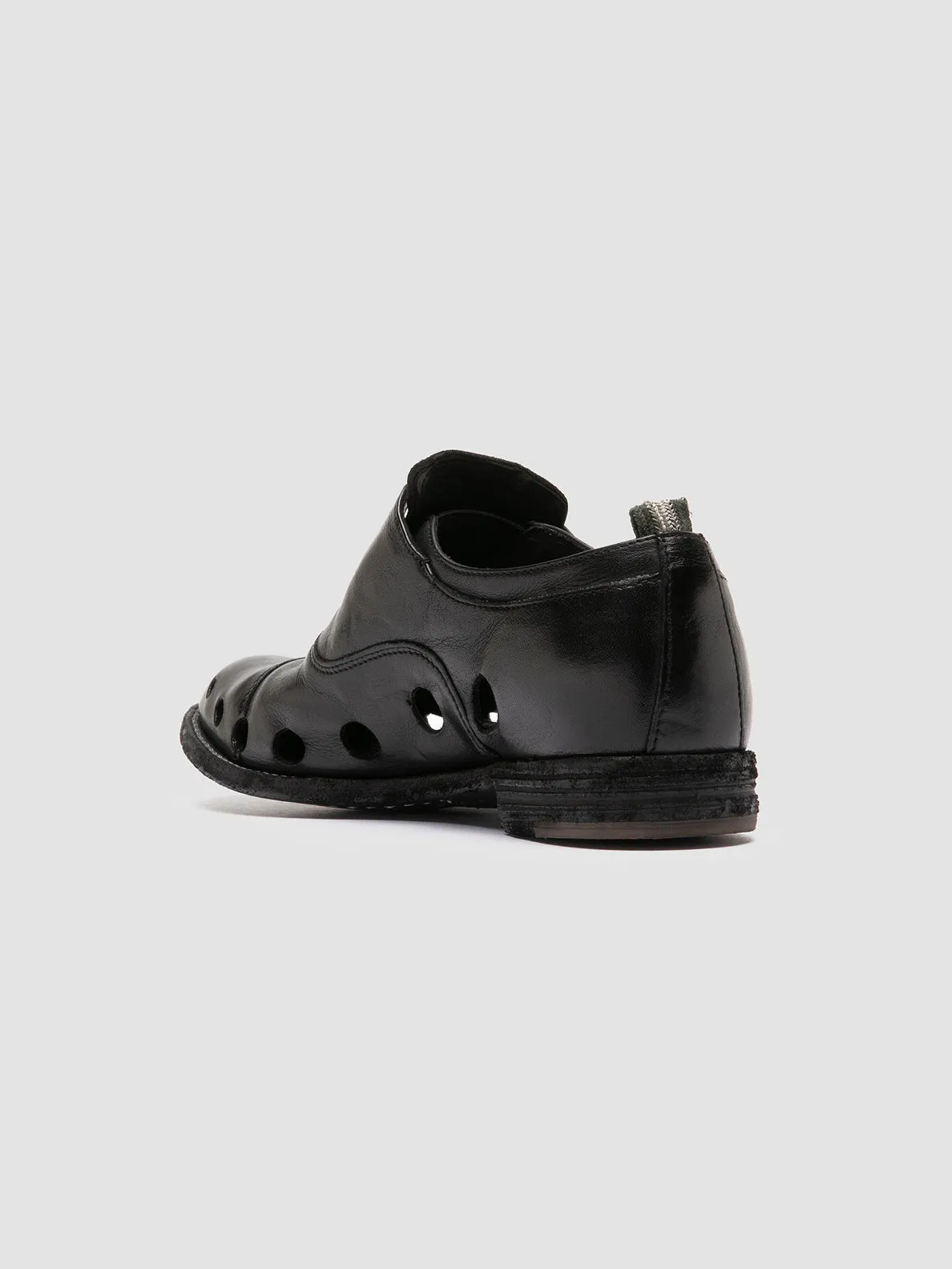LEXIKON 546 - Scarpe Oxford in Pelle Nera