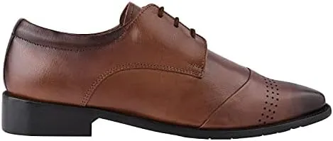 LIBERTYZENO Mens Croco Lizard Print Genuine Leather Adults Slip On & Lace Up Oxford Dress Shoes for Easter Gift