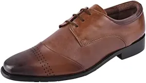LIBERTYZENO Mens Croco Lizard Print Genuine Leather Adults Slip On & Lace Up Oxford Dress Shoes for Easter Gift