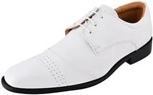 LIBERTYZENO Mens Croco Lizard Print Genuine Leather Adults Slip On & Lace Up Oxford Dress Shoes for Easter Gift