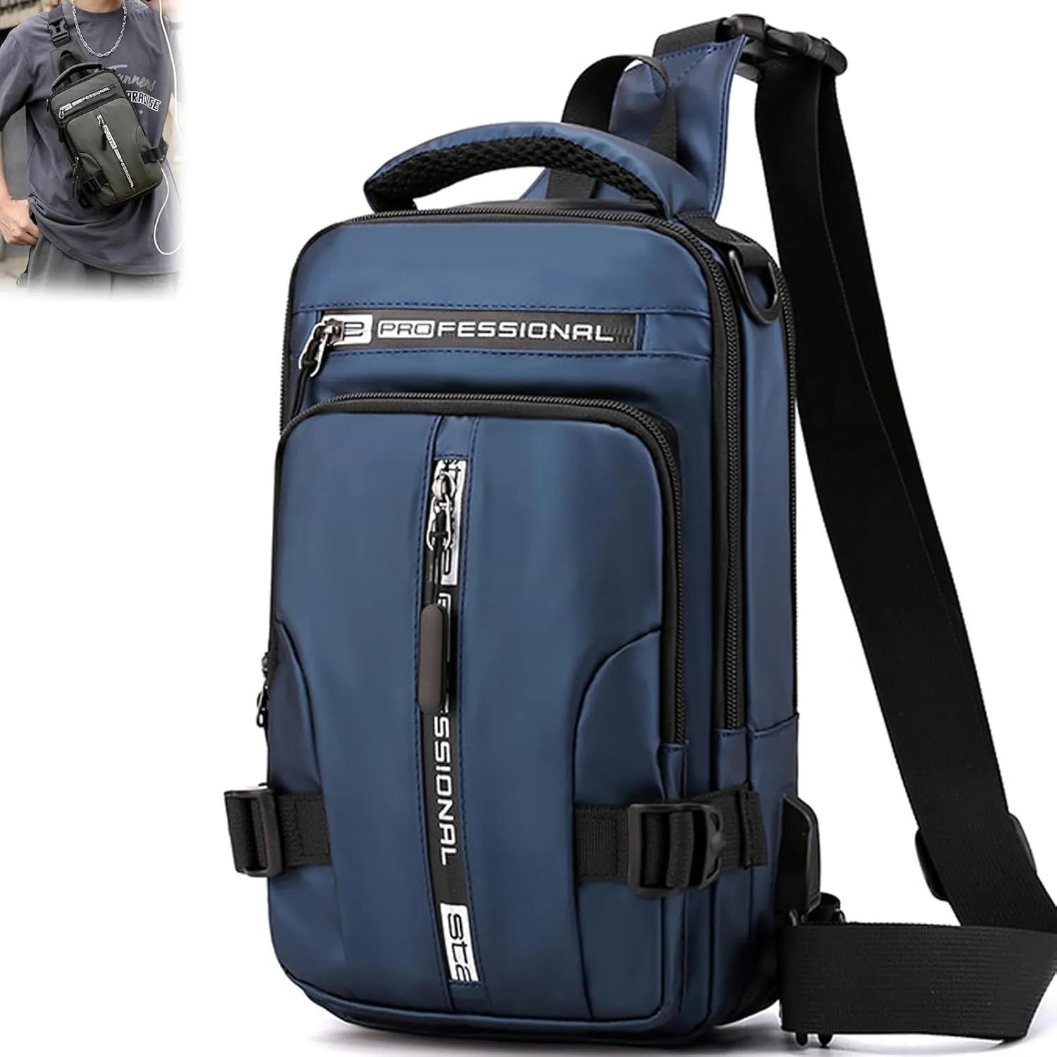 Luckyabow Waterproof Crossbody Bag, Luckyabow Waterproof Walking Bag, Suitable for Hiker