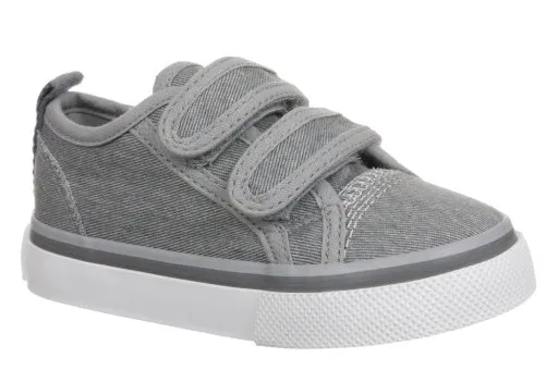 Malibu Cove Twill Toddler Sneaker - Grey